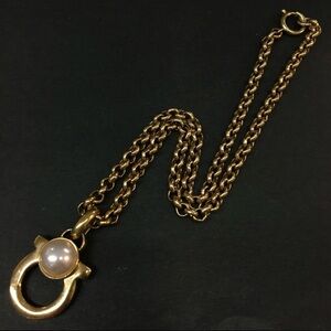 Salvatore Ferragamo Gancini Pendant Necklace